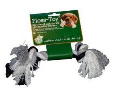 Floss-toy zwart/wit klein - afbeelding 1