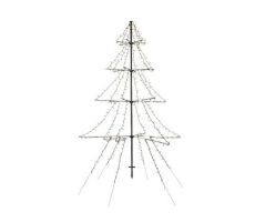 Led light boom H 200cm warm wit, Led kerstverlichting - afbeelding 3