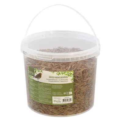 Gedroogde meelwormen in emmer 700g
