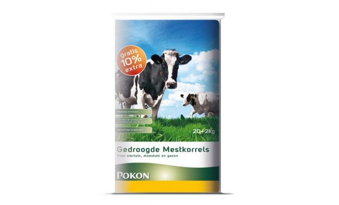 Gedroogde mestkorrels, Pokon, 20 kg - afbeelding 1