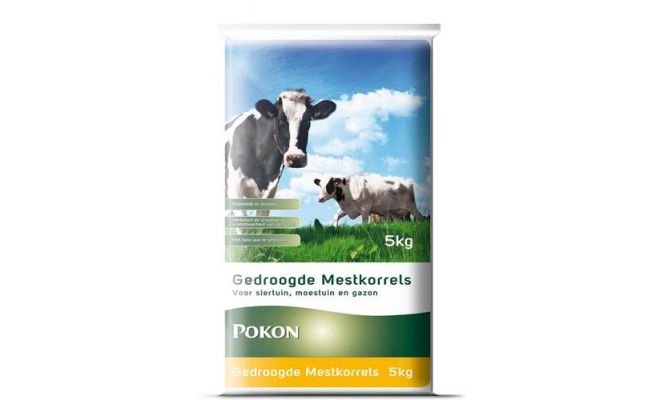 Gedroogde mestkorrels, Pokon, 5 kg - afbeelding 1