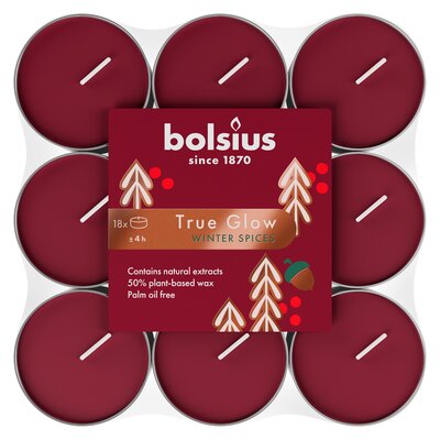 Bolsius Geurtheelicht 4u pk18 True Glow Winterspices