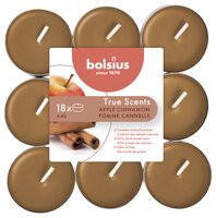 Bolsius Geurtheelicht 4u pk18 True Scents Apple cinnamon