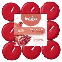 Bolsius Geurtheelicht 4u pk18 True Scents Pomegranate