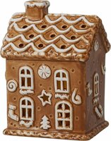 gingerbread huis led 12 cm - afbeelding 1