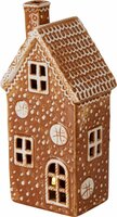 gingerbread huis led 19 cm - afbeelding 1