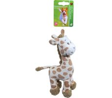 Giraffe pluche 20cm met piep