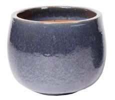 Glazed Pot Bowl antique grey D53H38 - afbeelding 2