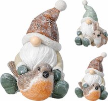 gnome zittend 8 x 8 x 10 cm design - afbeelding 2