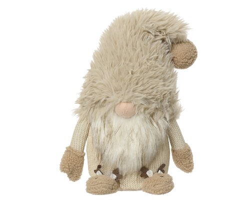 Gnoom polyester sitting, creme/kleur(en), L 16 cm x B 23 cm x H 45 cm