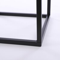 Goa tafel zwart - l25xb25xh60cm - afbeelding 3