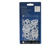 Goothaakjes, wit, 24 stuks