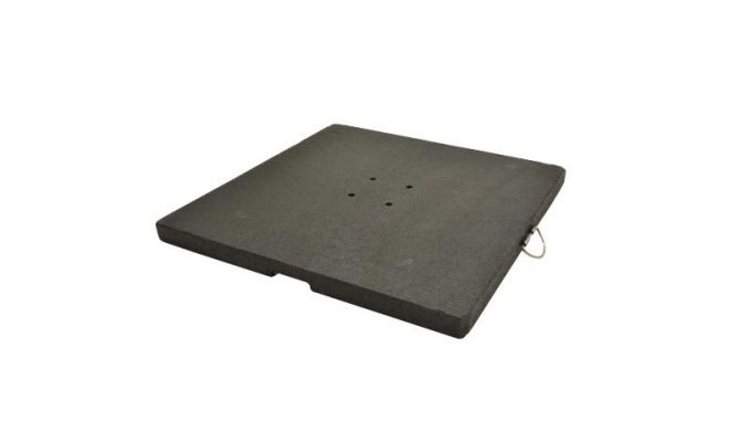 Granietplaat 90 kg, tbv zweefparasol, parasolvoet, opgeruwd - afbeelding 1