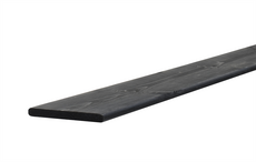 Grenen geschaafde plank 1,5 x 14,0 x 180 cm, zwart gedompeld. - afbeelding 3