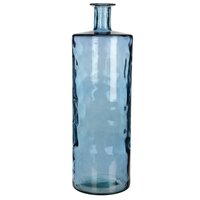 Guan fles glas blauw - H75 x Ø25 cm - afbeelding 1