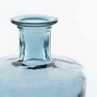 Guan fles glas blauw - H75 x Ø25 cm - afbeelding 2