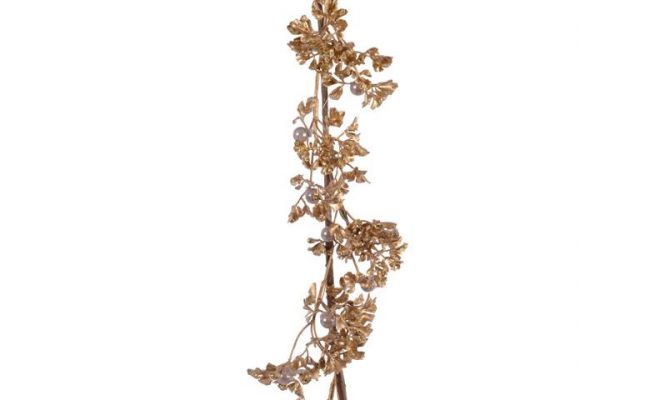 Guirlande, bloem met parels, 105 cm