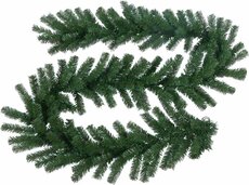 guirlande groen 270 cm, met 30 led - afbeelding 1