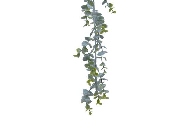 Guirlande kunststof eucalyptus L 180cm groen - afbeelding 1
