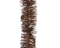 Guirlande Lametta D 7 cm, L 270 cm, Espresso - afbeelding 6