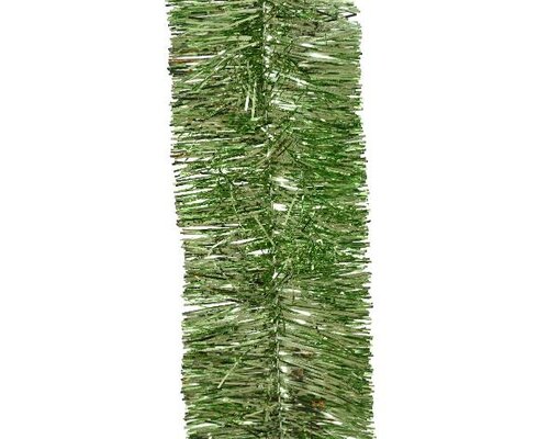 Guirlande Lametta D 7 cm, L 270 cm, Groene thee - afbeelding 1