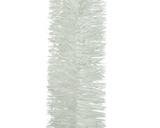 Guirlande Lametta D 7 cm, L 270 cm, Winterwit - afbeelding 3
