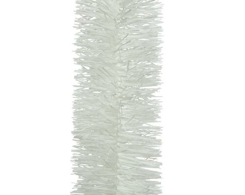 Guirlande Lametta D 7 cm, L 270 cm, Winterwit - afbeelding 1