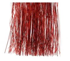 Lametta vinyl glans L 50 B 40cm kerstrood - afbeelding 4