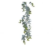Guirlande kunststof eucalyptus L 180cm groen - afbeelding 2