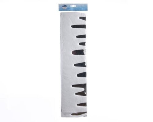 Guirlande sneeuw pegel, L 180 cm, wit - afbeelding 1