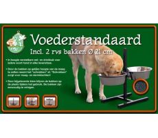 H-standaard+bakken 21cm hamerslag - afbeelding 2