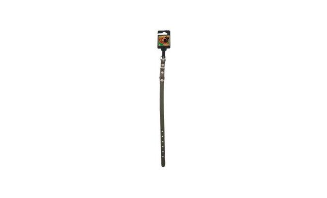 Halsband 12mm/35cm  donkerbruin - afbeelding 1