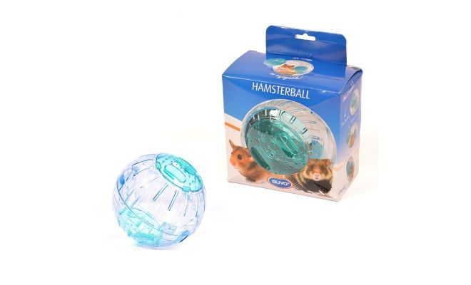 Hamsterbal s 13cm blauw - afbeelding 1