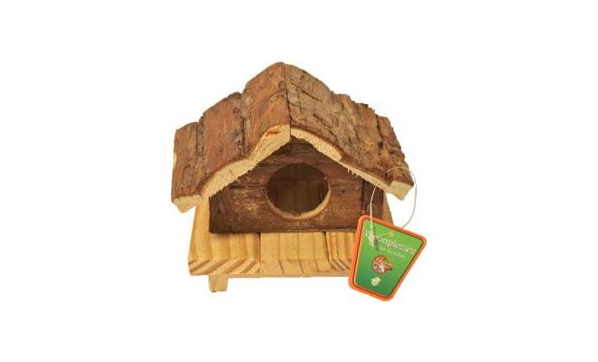 Hamsterhuis op poot natural 15cm - afbeelding 1