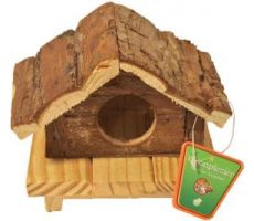 Hamsterhuis op poot natural 15cm - afbeelding 1