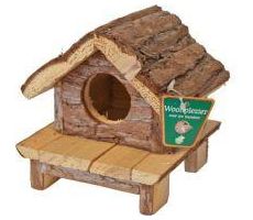 Hamsterhuis op poot natural 15cm - afbeelding 2