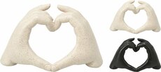 handen als hart 14cm, per stuk - afbeelding 2