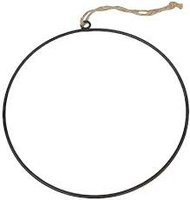 Hang ring hula ring D 50 H 68cm zwart