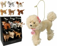 hangdeco hond 14x3x9cm, per stuk - afbeelding 2