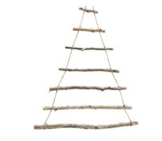 Hanger, kerstboom, berk, b 70 cm, h 90 cm - afbeelding 2