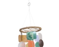 Hanger schelp L 14.5 B 14.5 H 48cm multi kleur - afbeelding 2