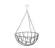 Hanging basket groen h16d30cm - afbeelding 1