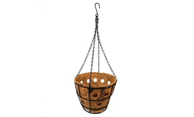 Hanging basket met inleg d40cm