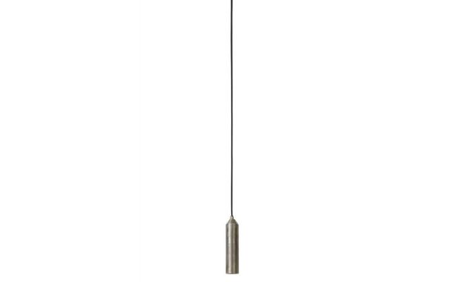 Hanglamp, nikkel, ruw, b 5 cm, h 22 cm - afbeelding 1