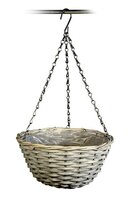 MEGA COLLECTIONS Hangmand rond port d30h16cm grijs