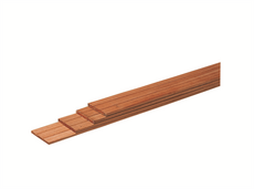 Hardhouten geschaafde plank, met V-groeven, 1,5 x 14,5 x 180 cm. - afbeelding 3