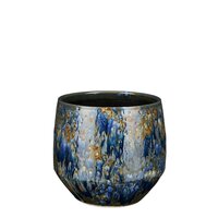 Harris pot rond blauw - H18 x Ø20 cm - afbeelding 1