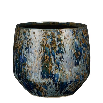 Harris pot rond blauw - H26 x Ø29 cm - afbeelding 1