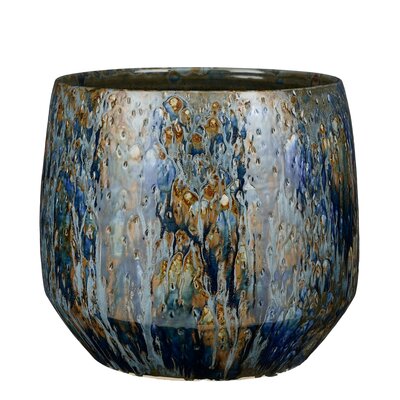 Harris pot rond blauw - H29 x Ø32 cm - afbeelding 1
