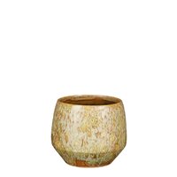 Harris pot rond taupe - h14xd16,5cm - afbeelding 1